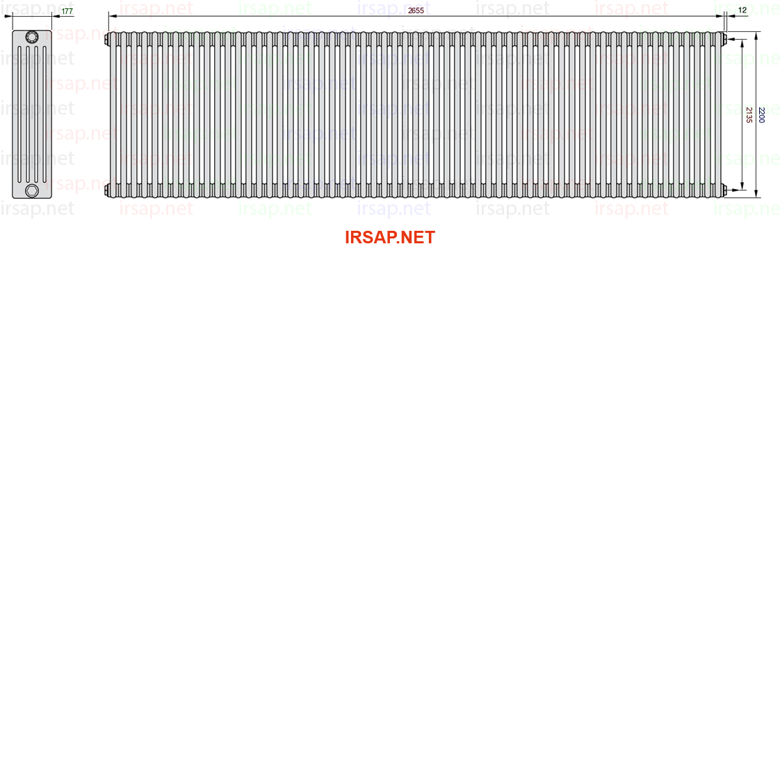 Радиатор IRSAP Tesi 52200/59 T02 CL 01